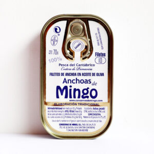 ANCHOAS SANTOÑA – TARRO 32 FILETES – Conservas Mingo